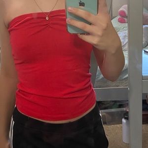 red tube top